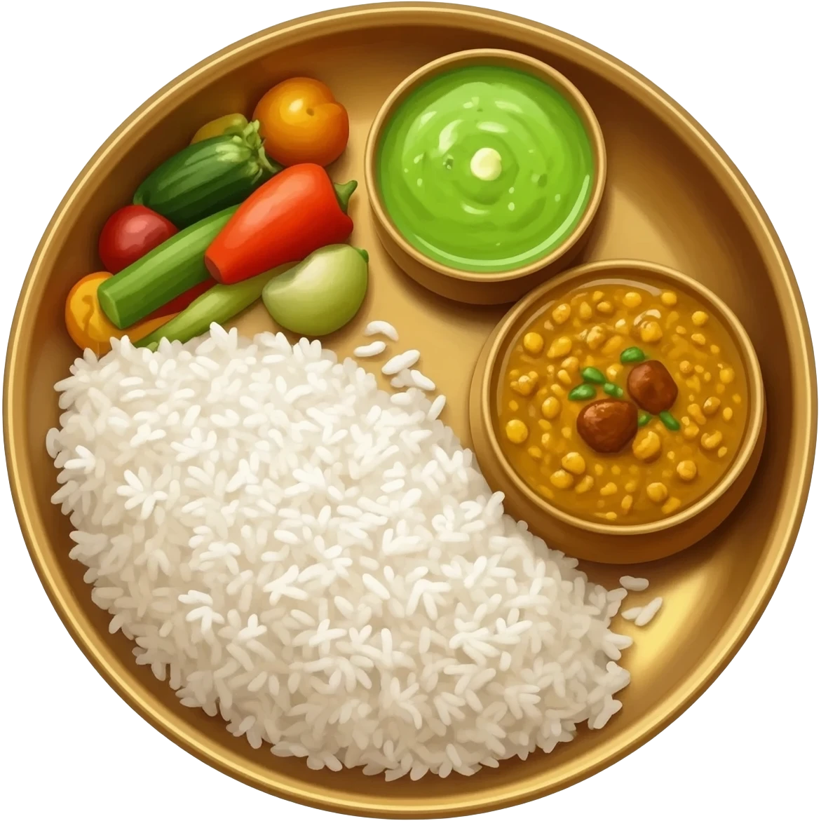 Indian thali emoji