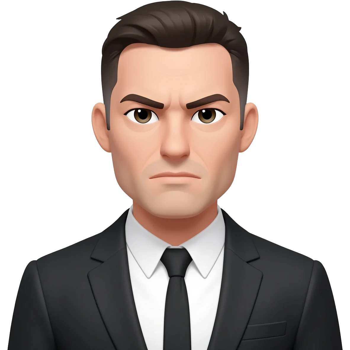 Arrogant man thinks he’s better than other people prideful emoji