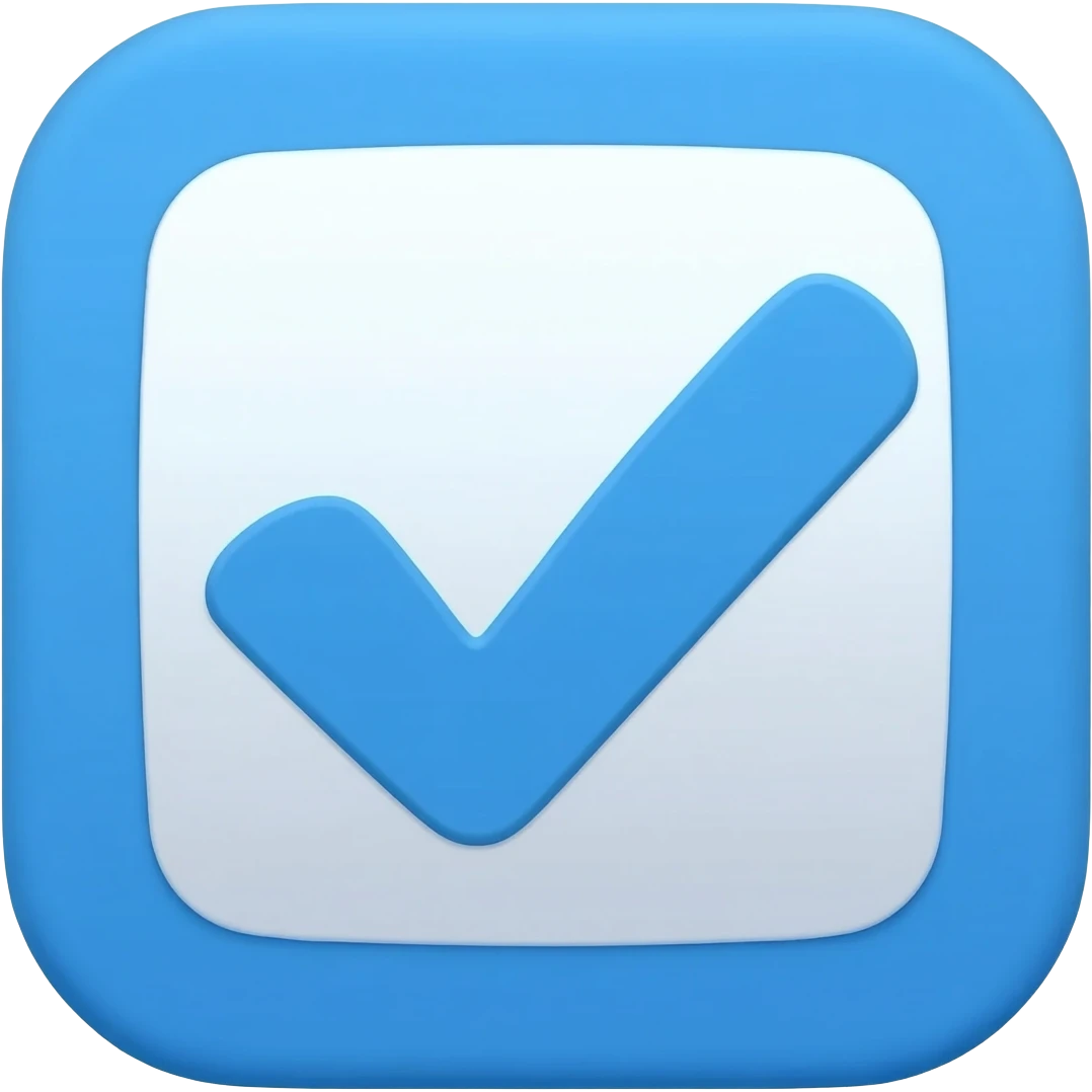 Синюю галочку как в телеграмме emoji