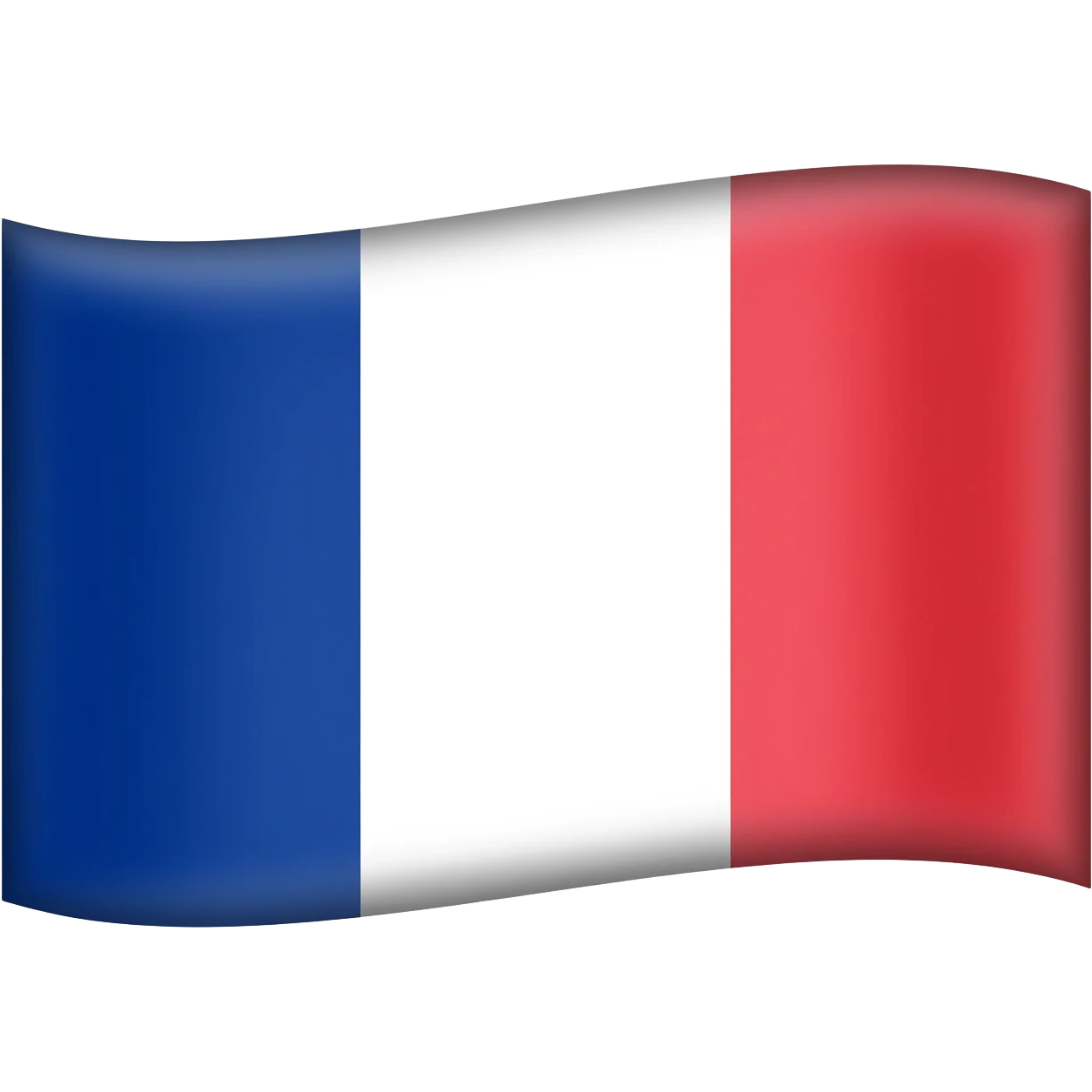 Drapeau français avec la croix de lorraine emoji