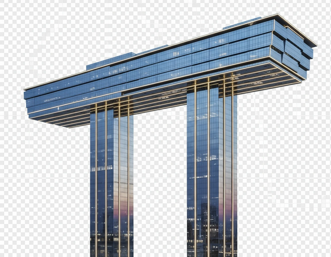 Сделай более яркое желтое свечение, две стойки еще более высокие, а горизонтальную часть небоскреба - в 2 раза длиннее.

Фотореализм. Прозрачный фон emoji