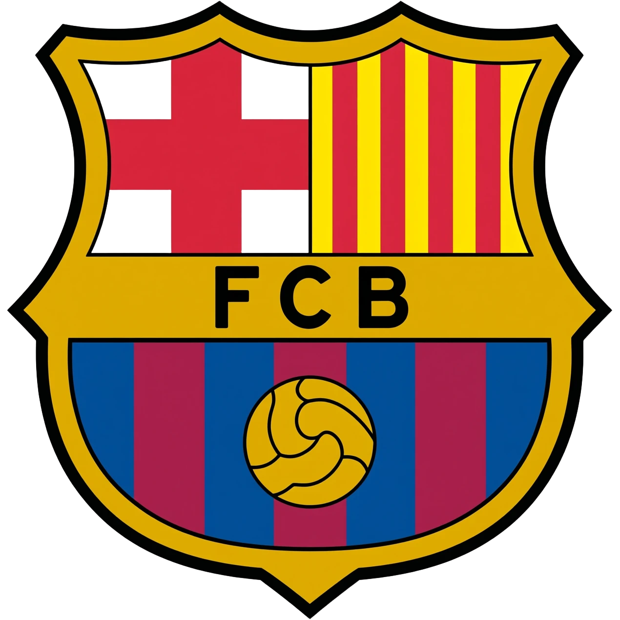 Escudo del fc barcelona emoji