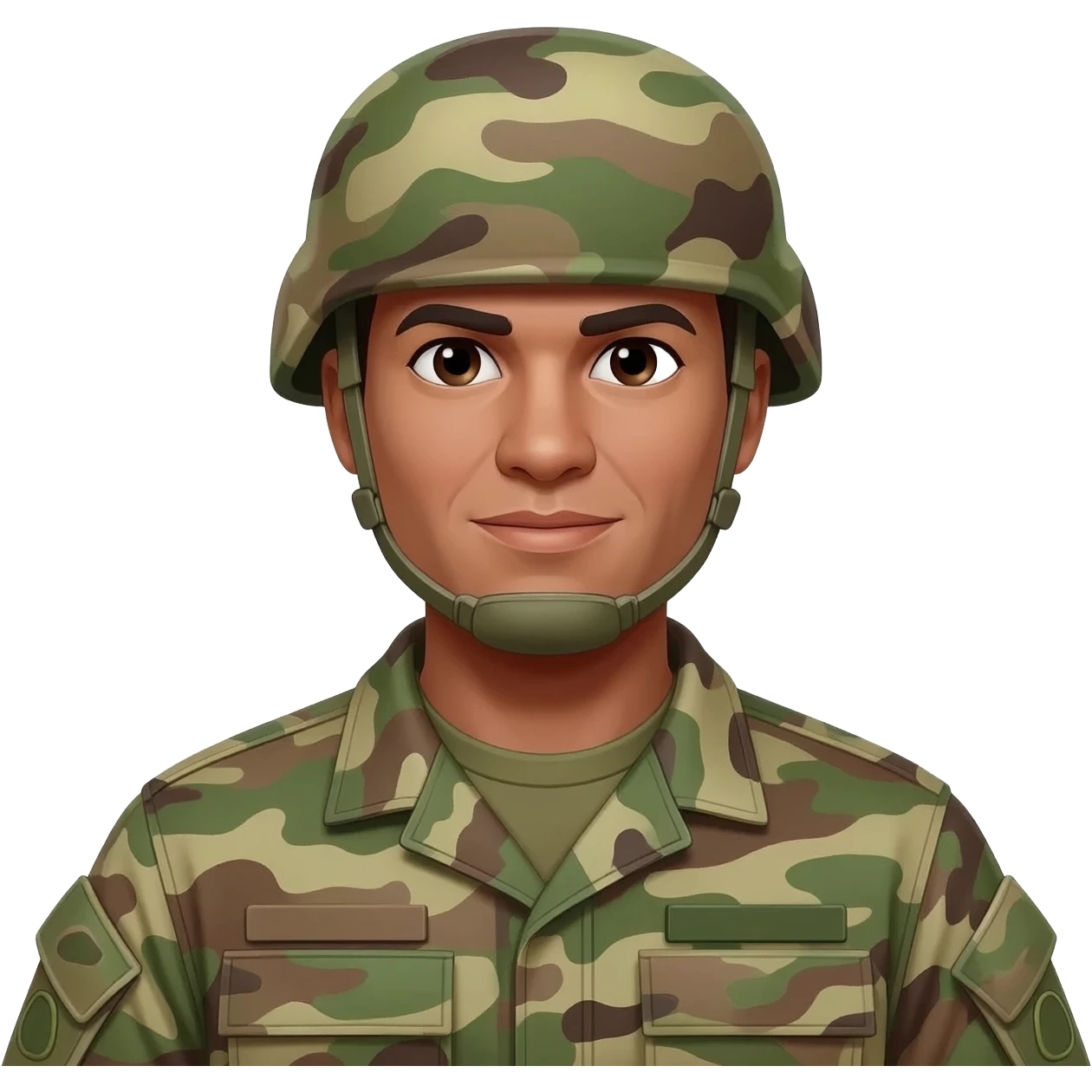 soldier in camouflage emoji