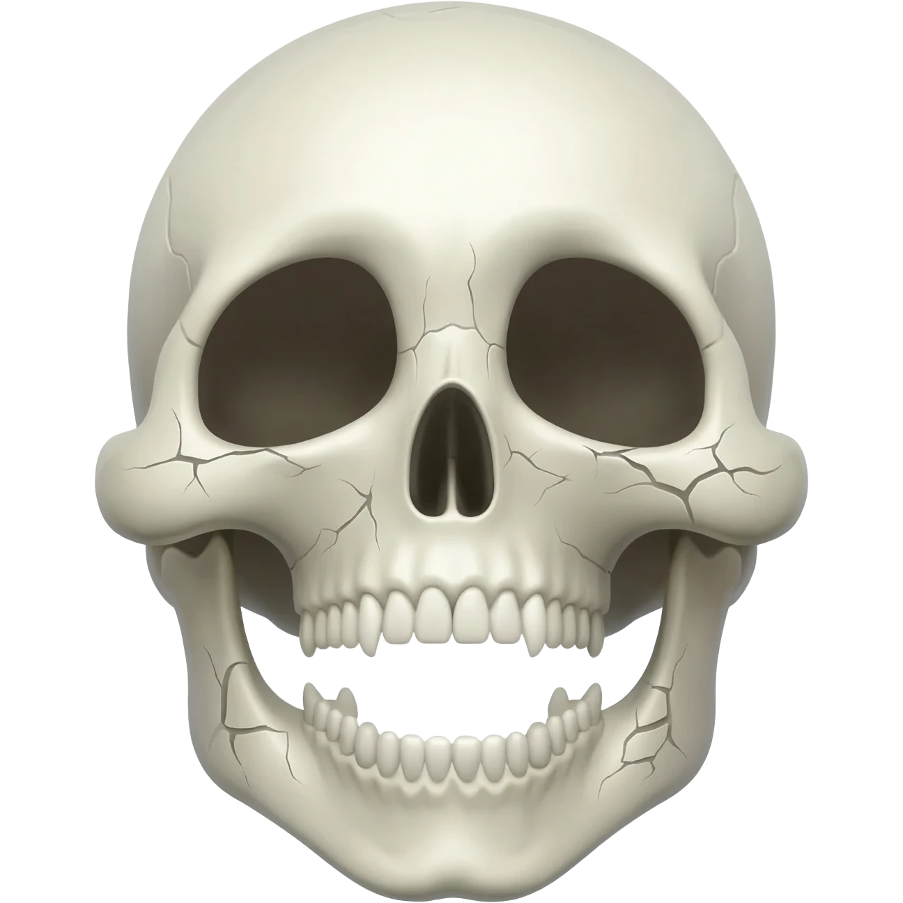 skull screaming emoji