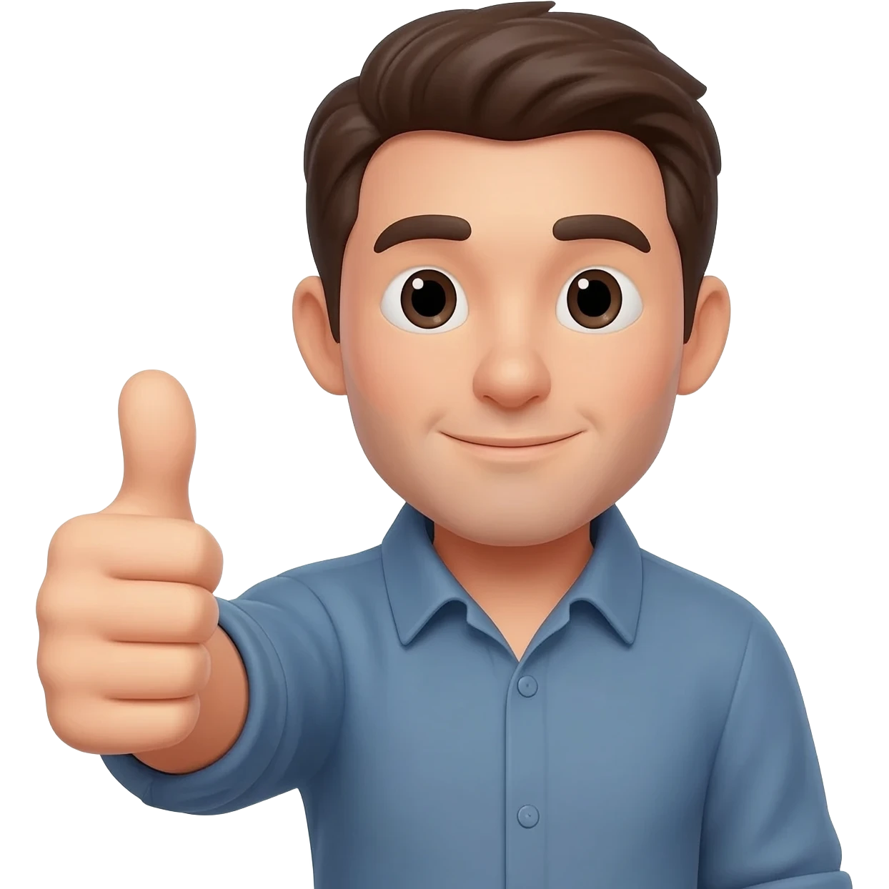 hombre con el pulgar arriba emoji