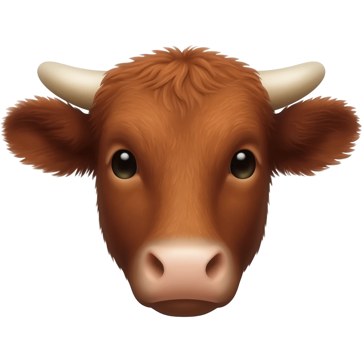 real simental bull head emoji