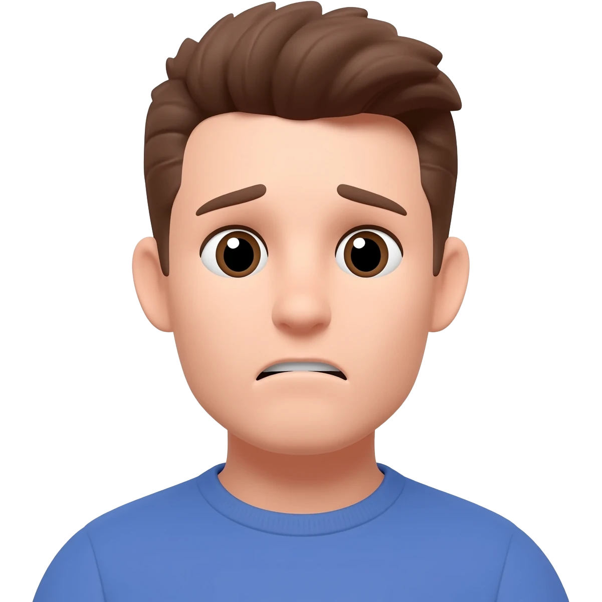 Anxiety expression emoji