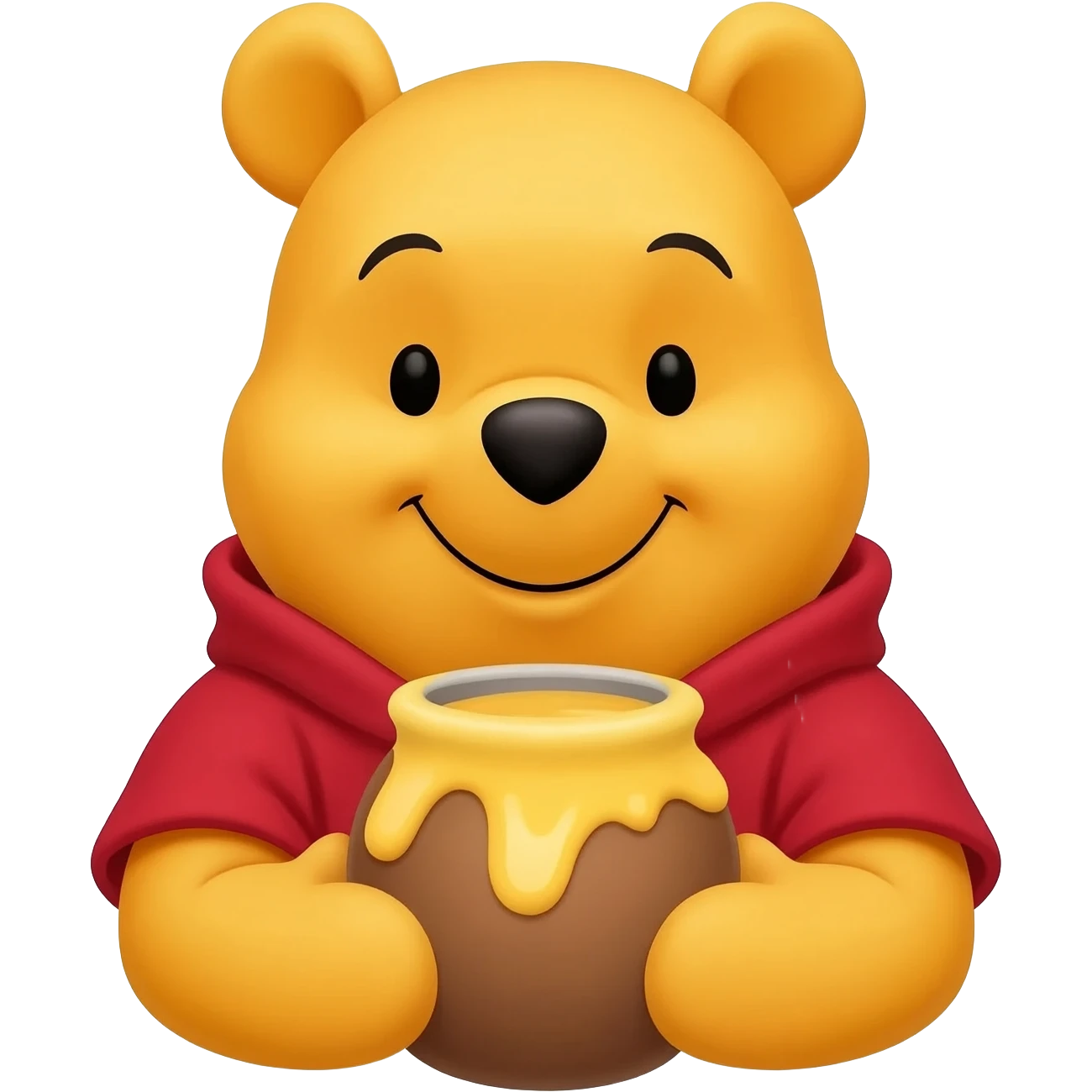 winnie the pooh holding honey pot emoji