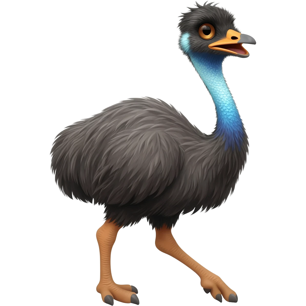 funny emu emoji