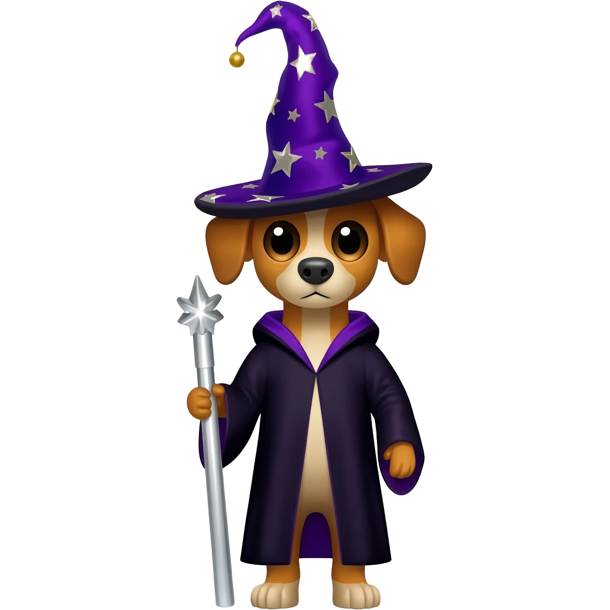 Dog wizard emoji
