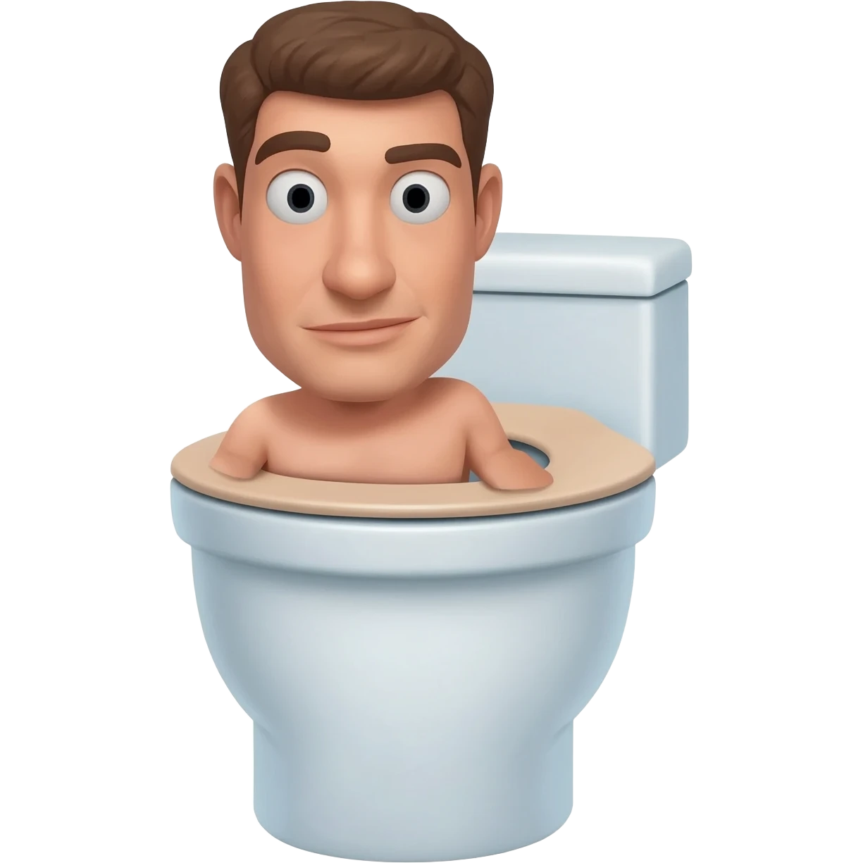 man coming out of toilet emoji