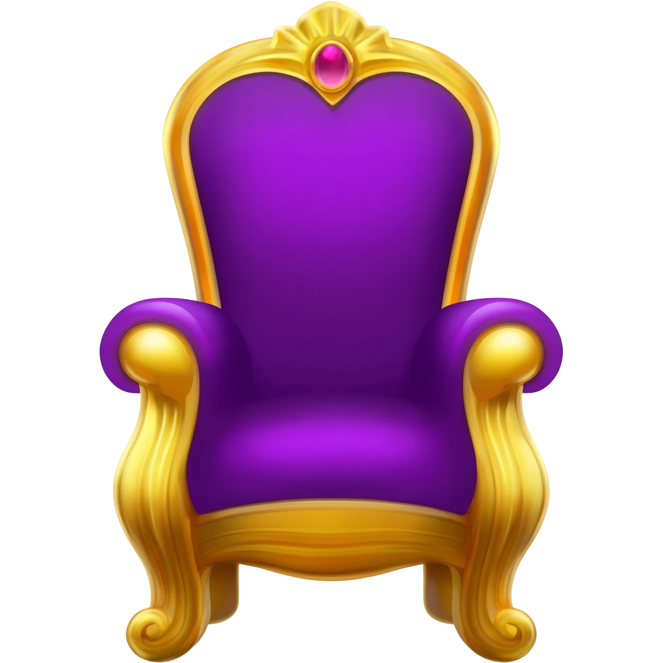 purple king throne emoji