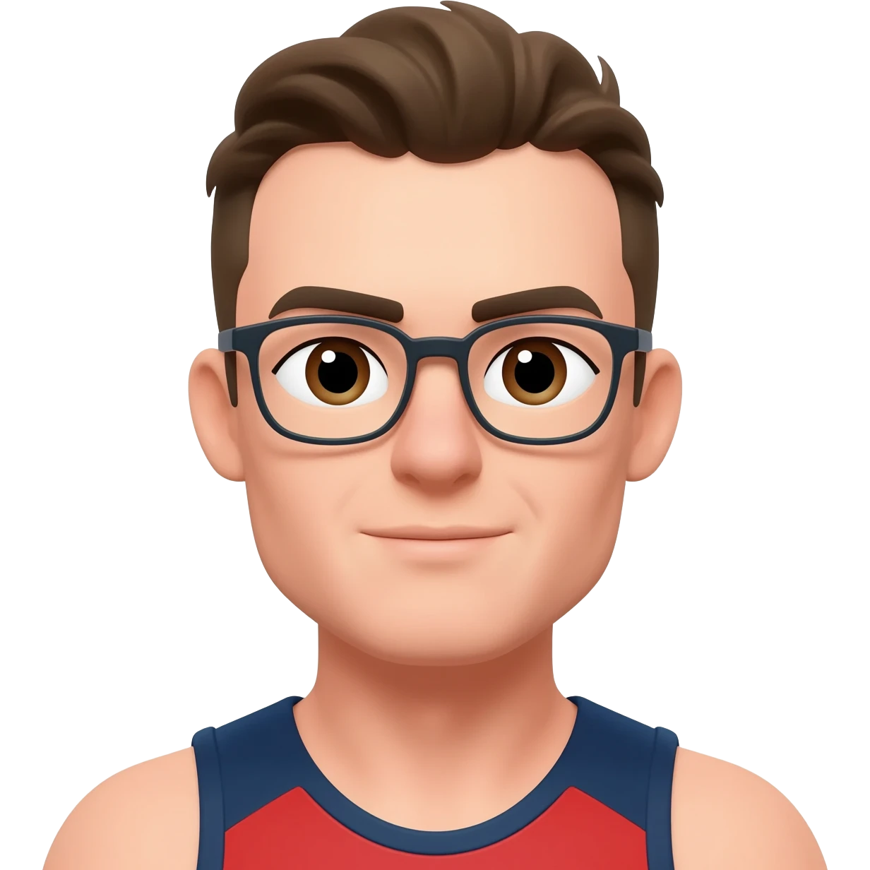 sportsman and  glasses emoji