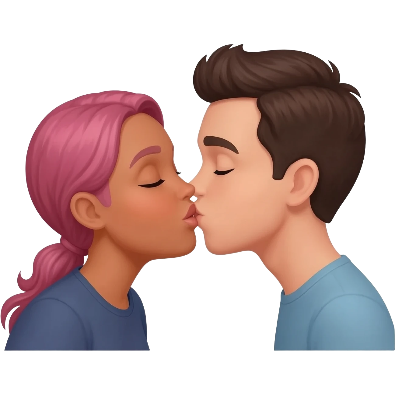 lesbian kissing married emoji
