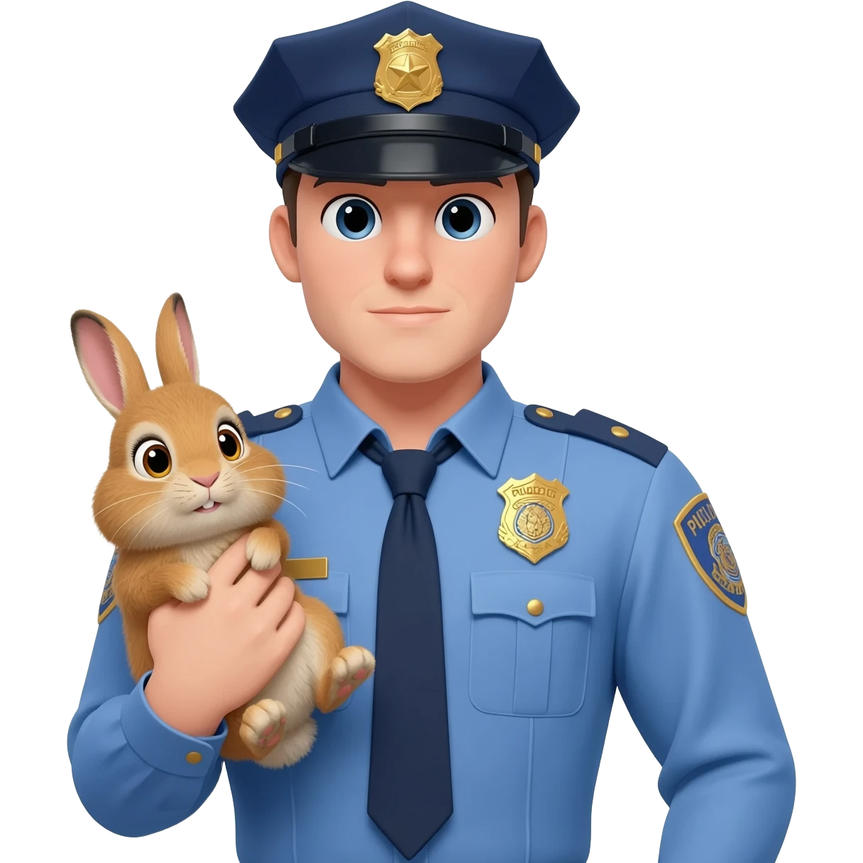 police bad bunny emoji