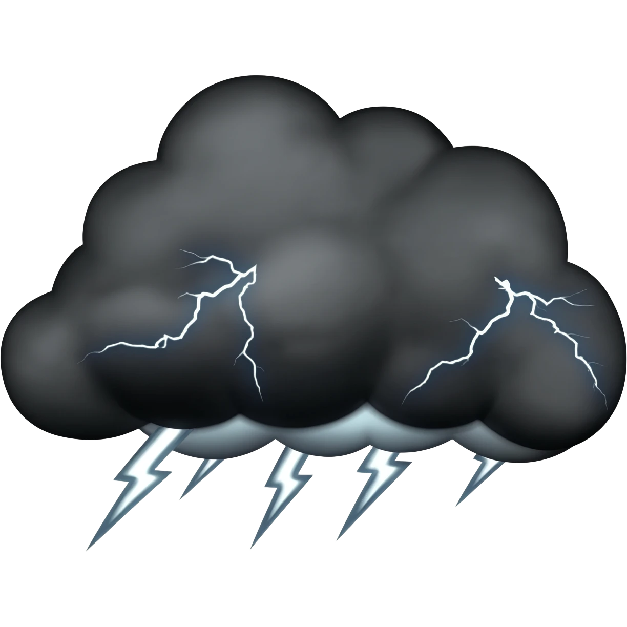 Lightening stormcloud emoji