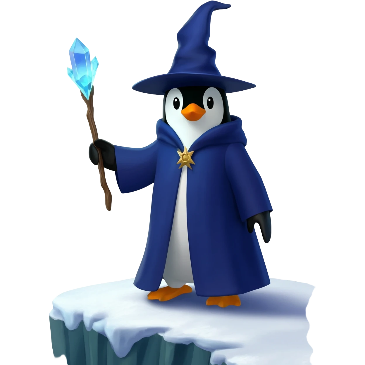 Penguin Wizard emoji