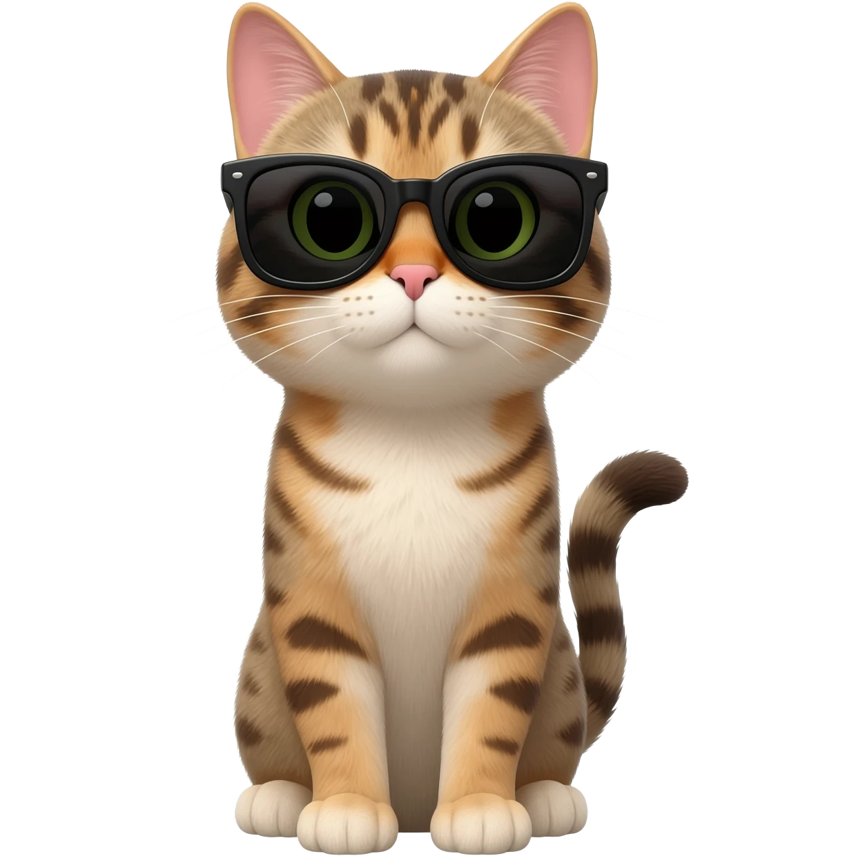 Cat wearing sunglasses emoji