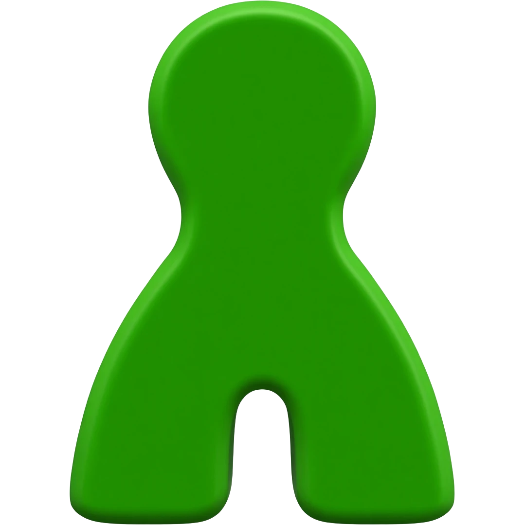 Green meeple emoji