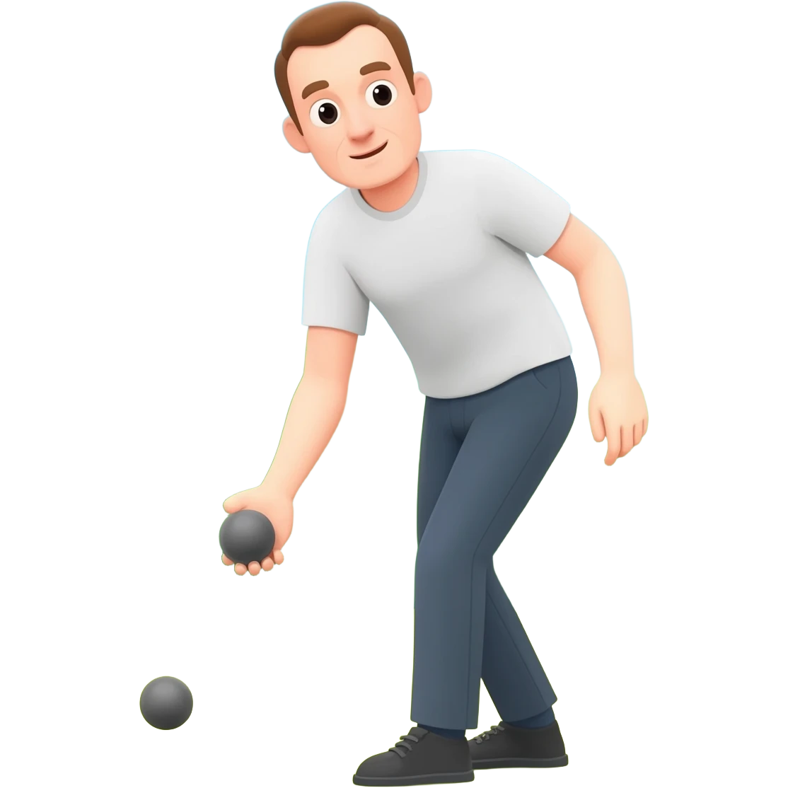 Je veux un emoji homme pétanque emoji