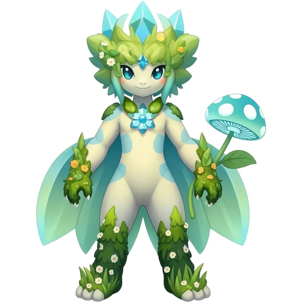 Diancie-Amaura-Aurorus-crystal-flower-Shirin-shroom-shrub-aesthetic-fusion emoji