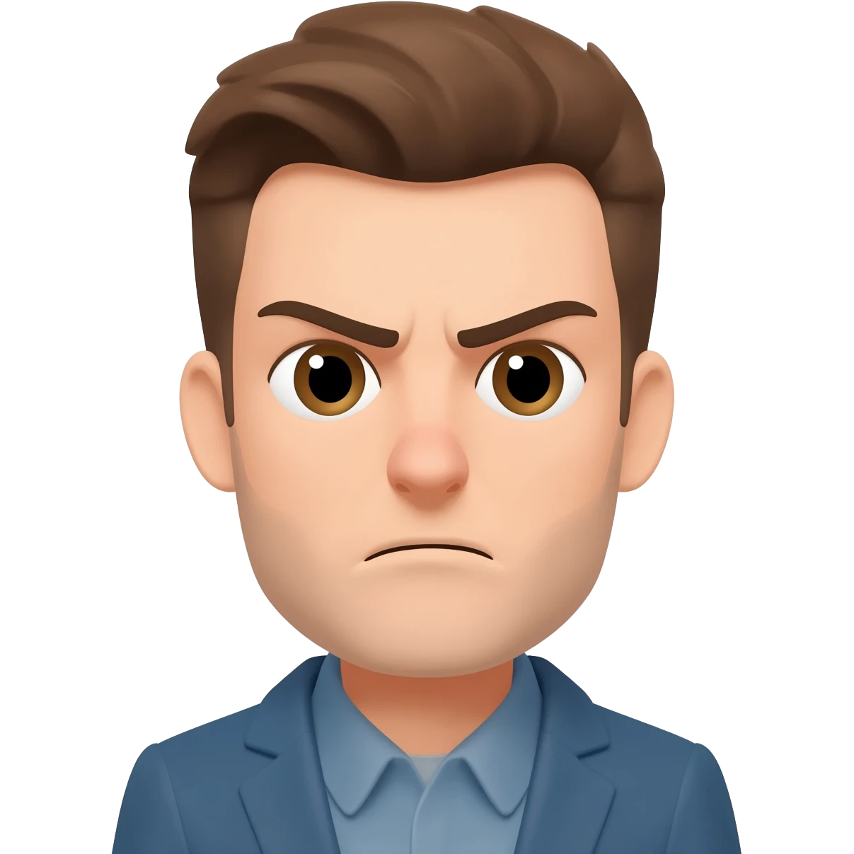 Man won’t admit his wrong and prideful. Arched eyebrow emoji