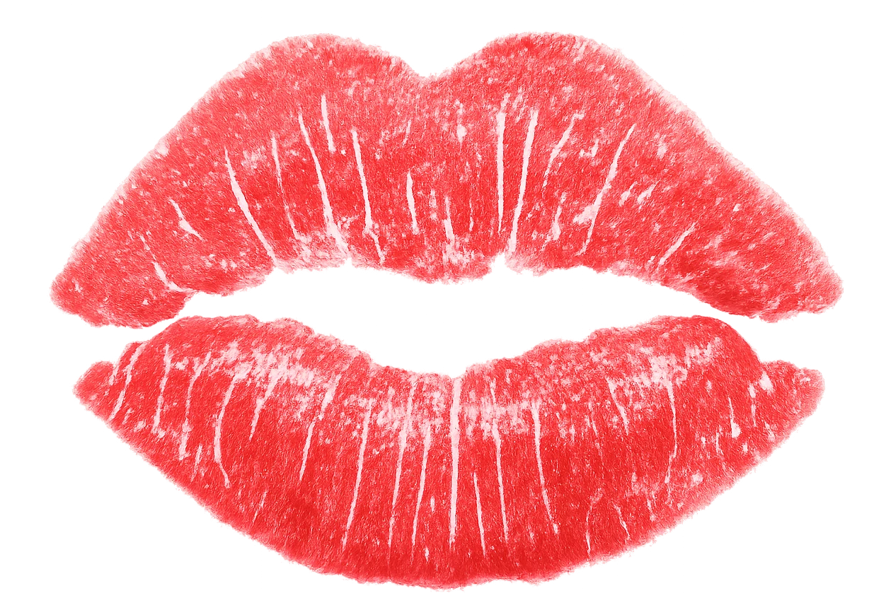 lipstick mark, remove background emoji