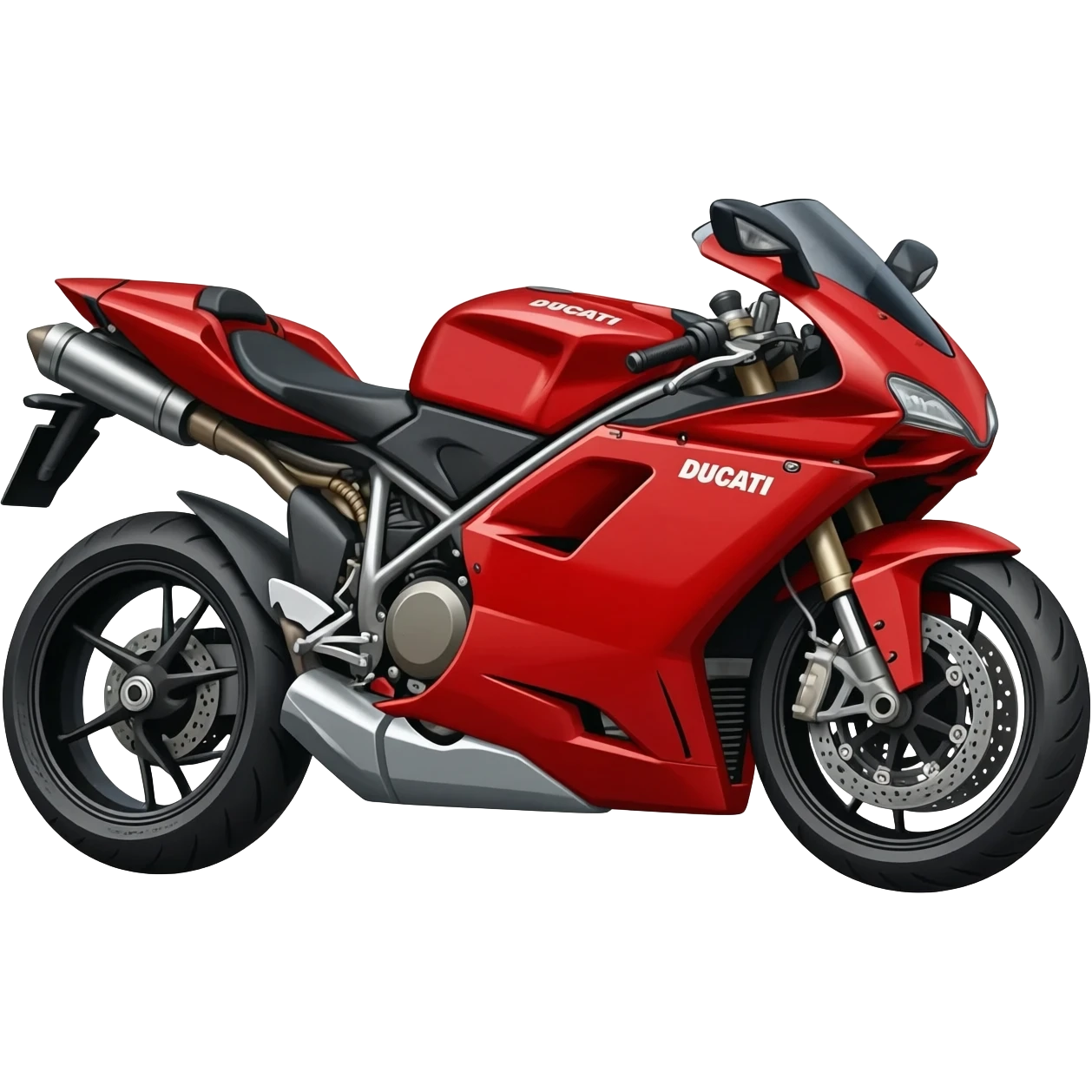 Ducati 848 red emoji