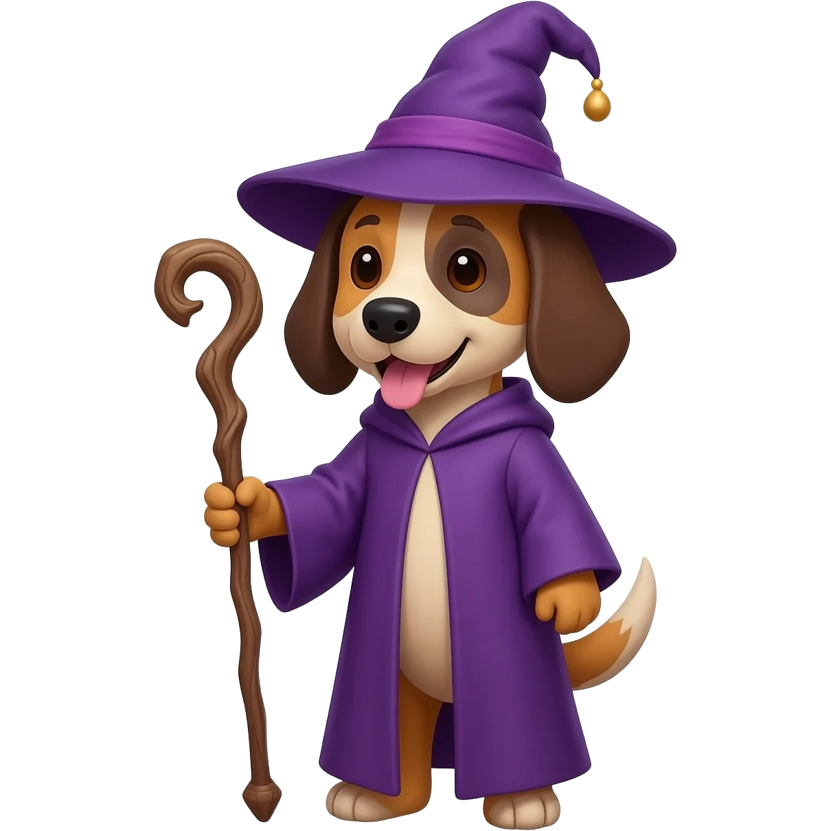 Dog wizard emoji