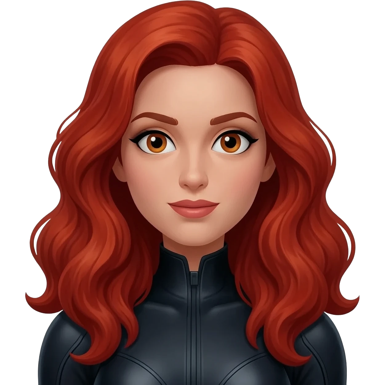 black widow hero emoji