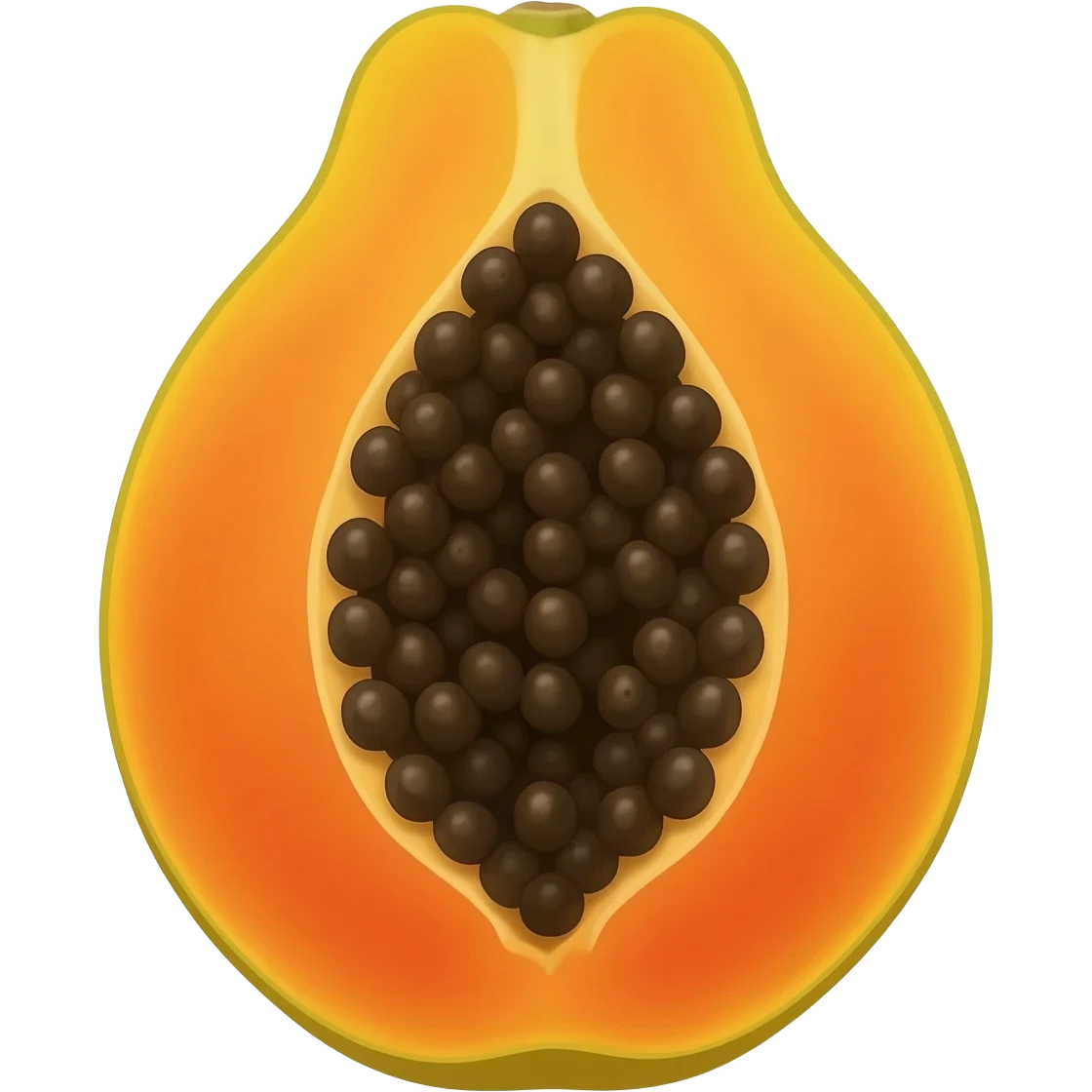 Papaya emoji