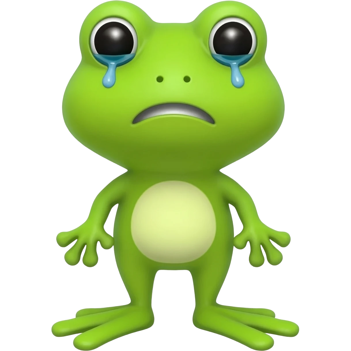 worry froge arms on side emoji