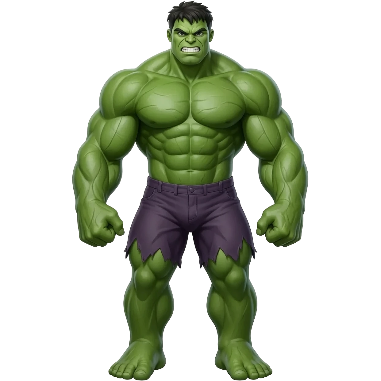 Hulk  full body realistic emoji