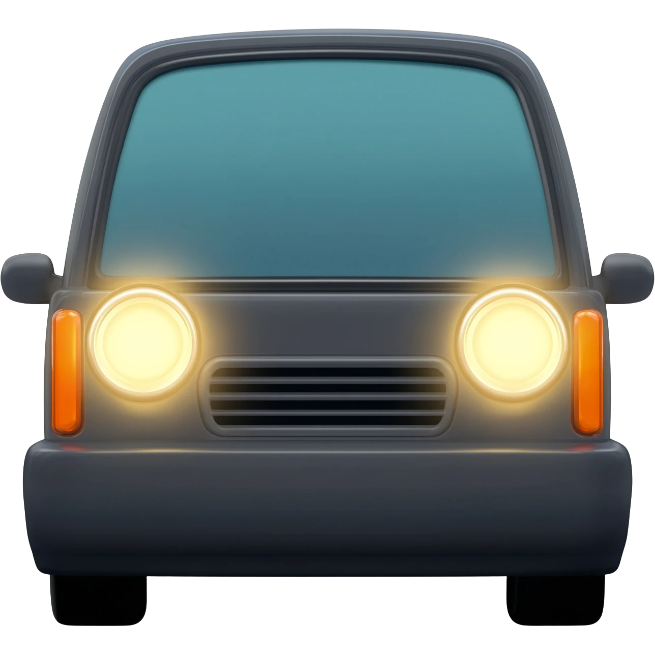 car headlights emoji