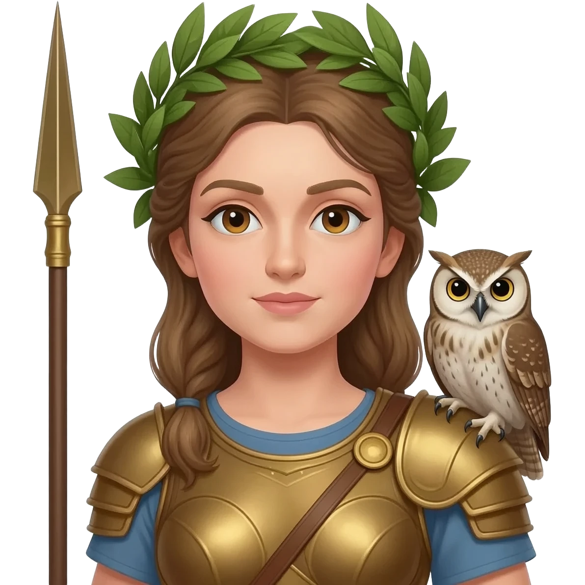 génere moi un emoji de la déesse athéna emoji