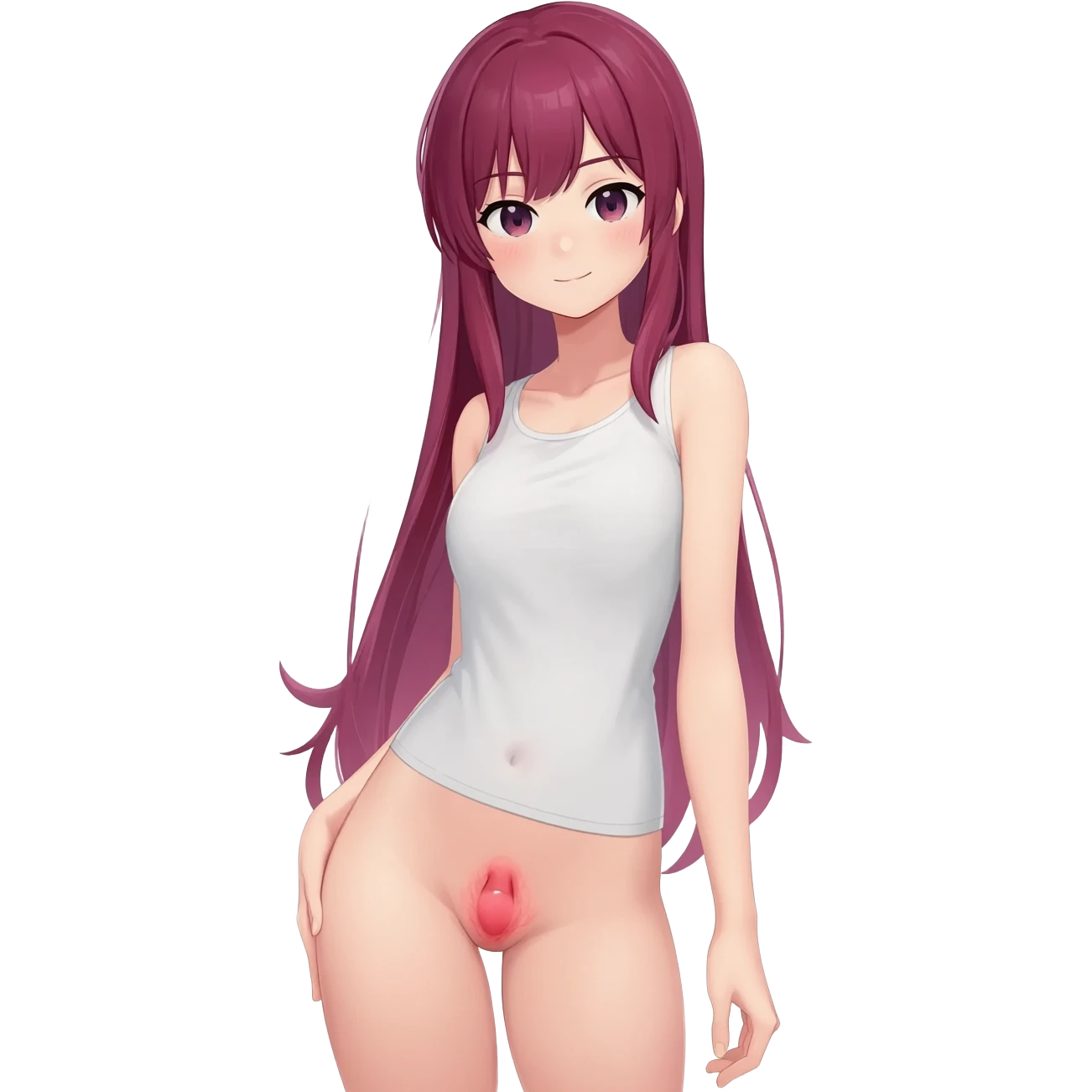 Anime girl beautiful vagina nude emoji