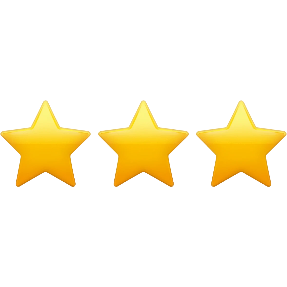 3 stars emoji
