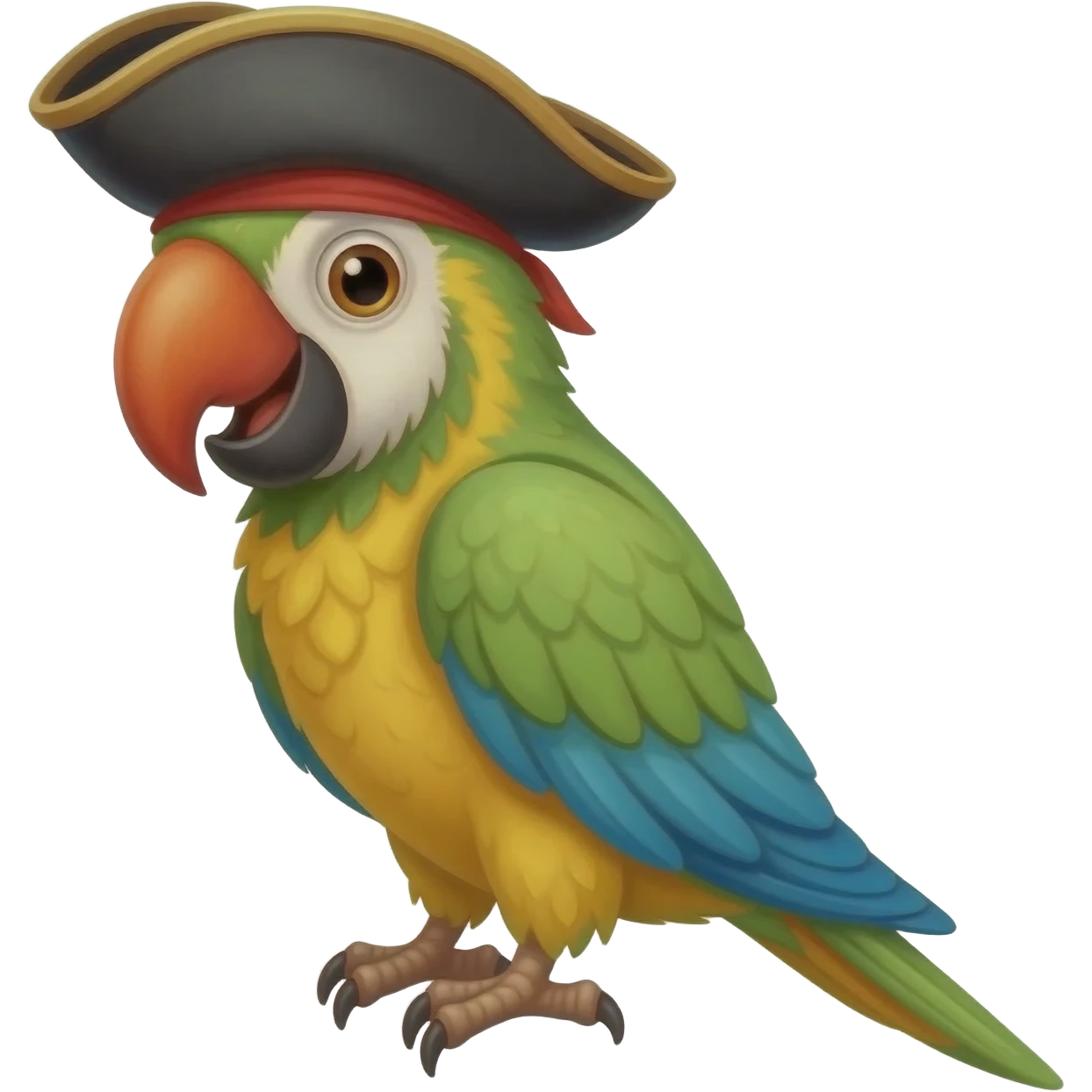 pirate and parrot emoji