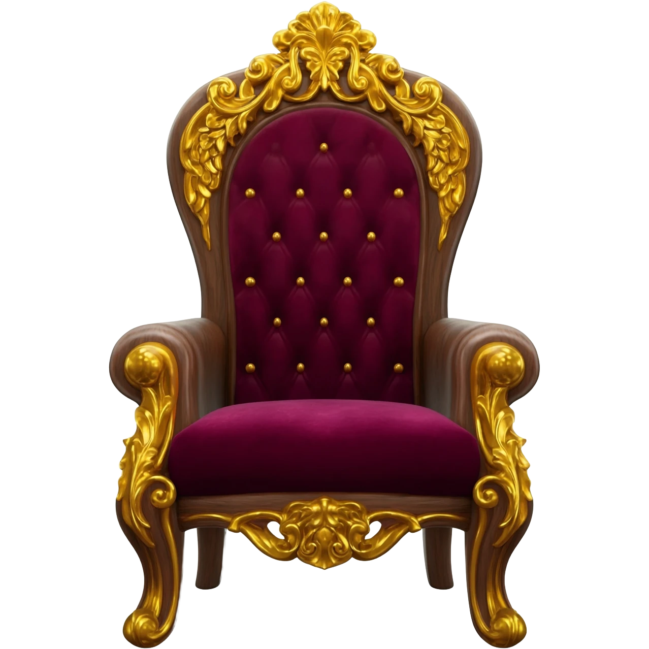 A queens throne emoji