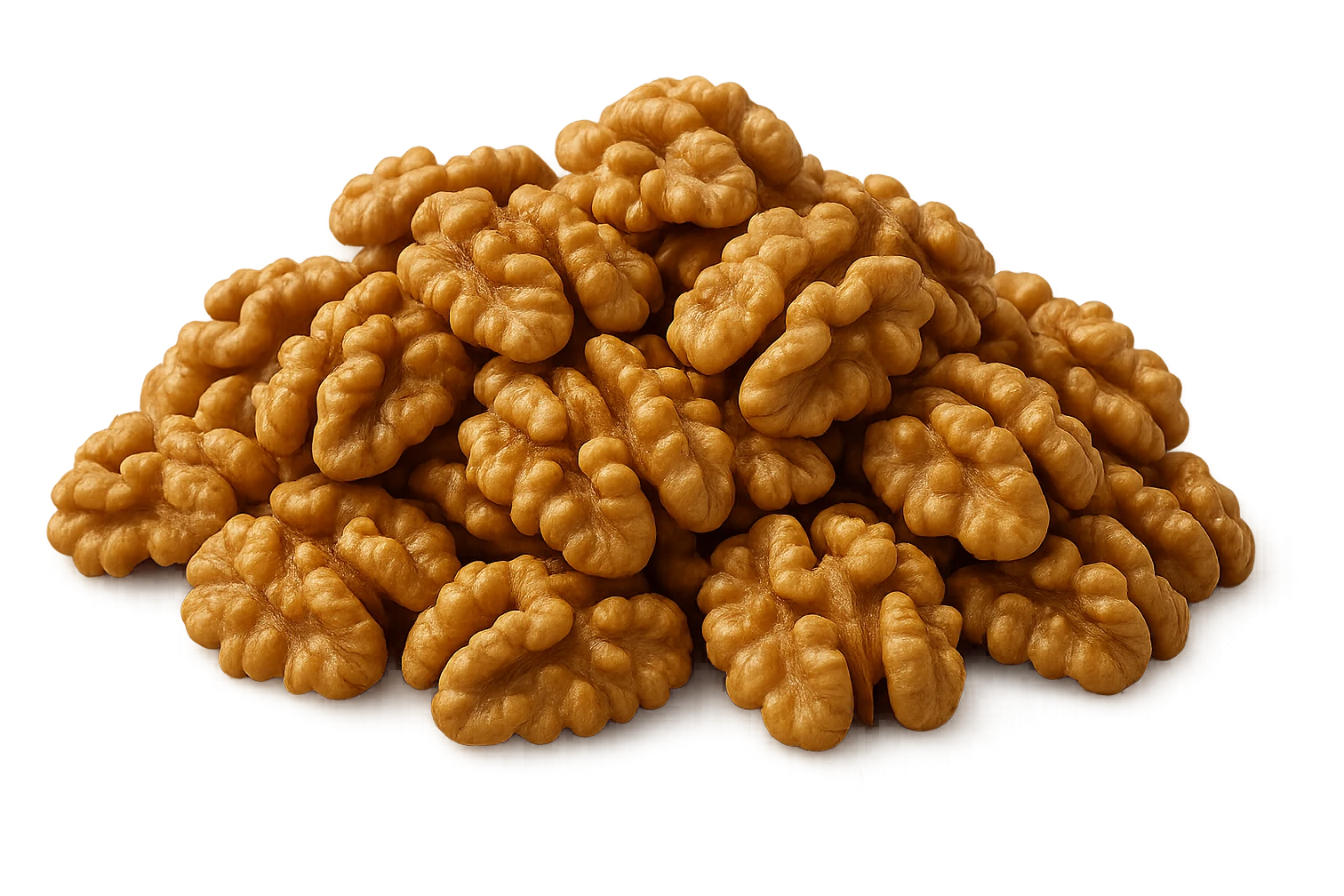 montagna di noci sbucciate, iperrealistici 4k emoji