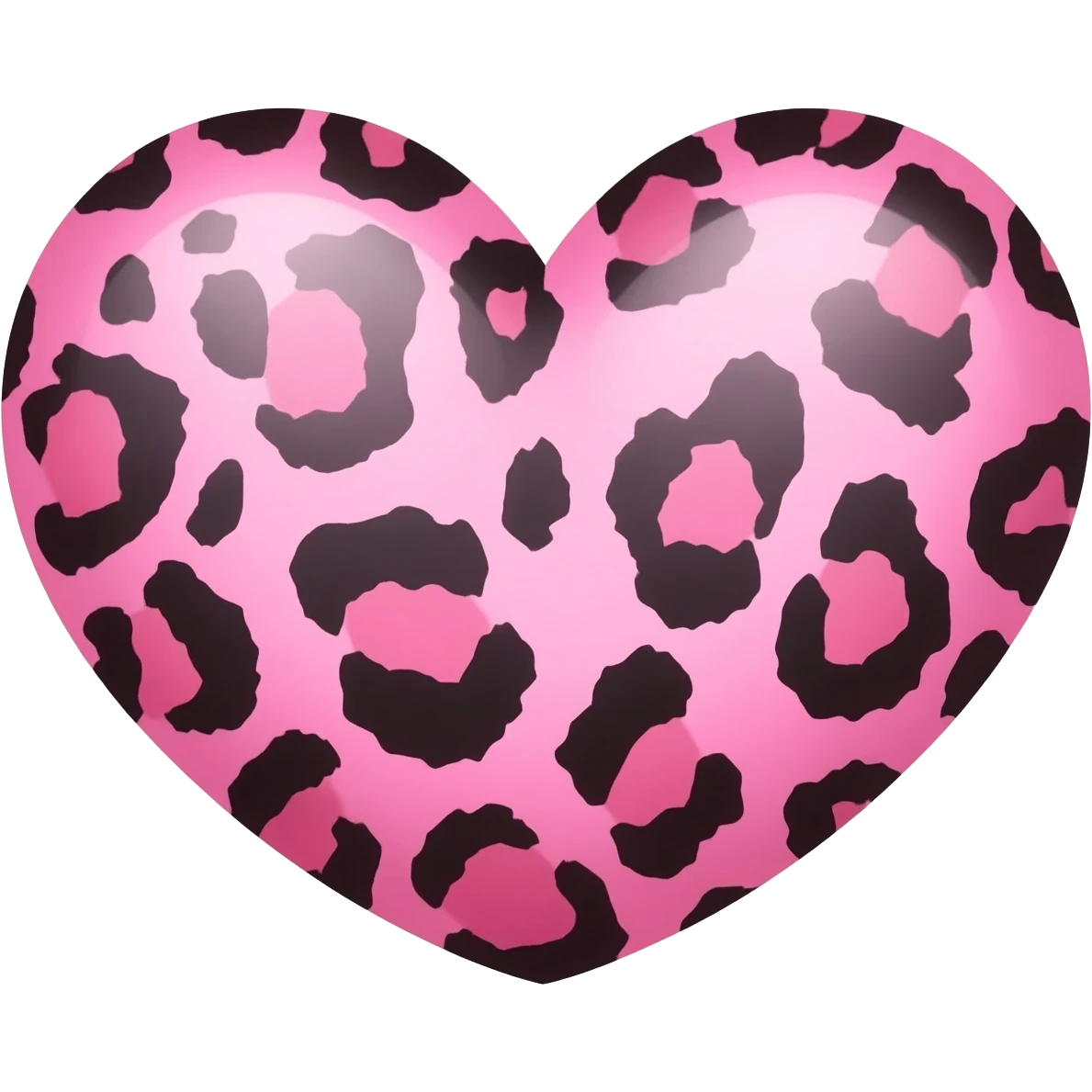 pink leopard heart emoji