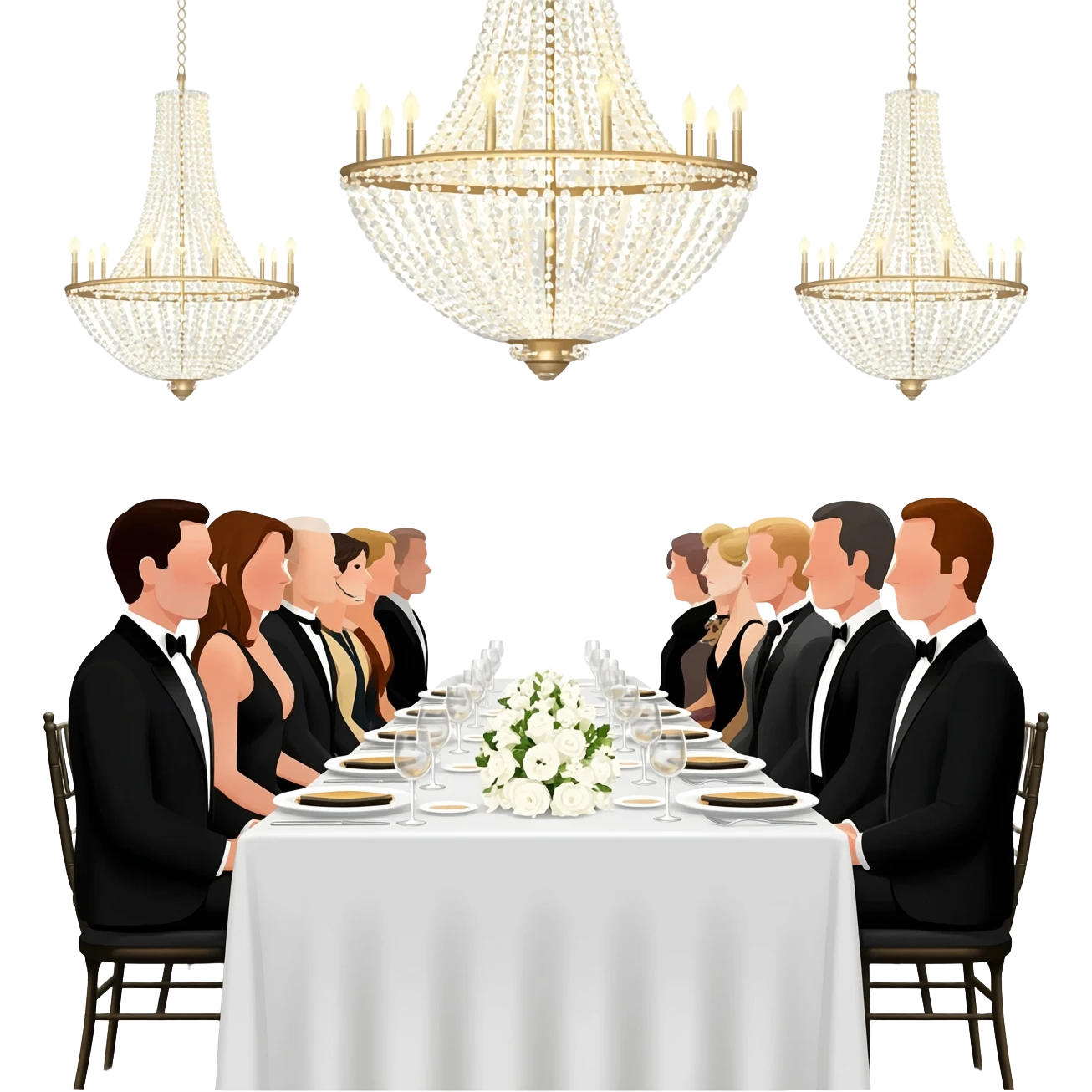 clients been invited for an event emoji