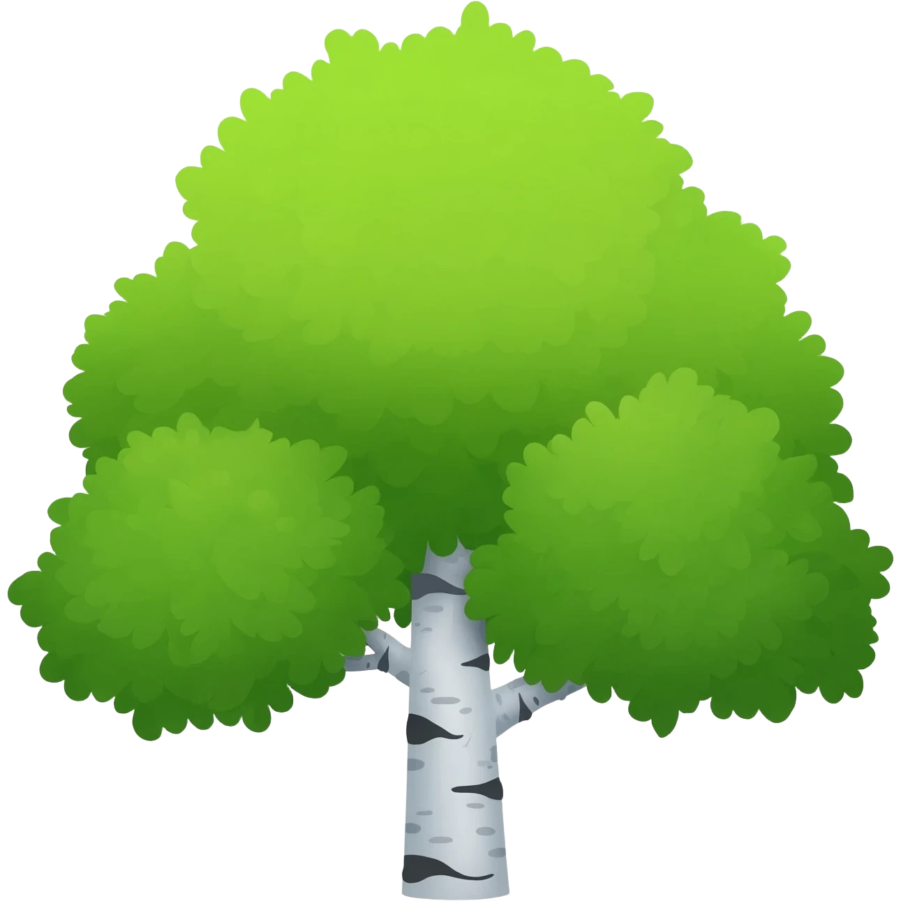 Birch tree emoji
