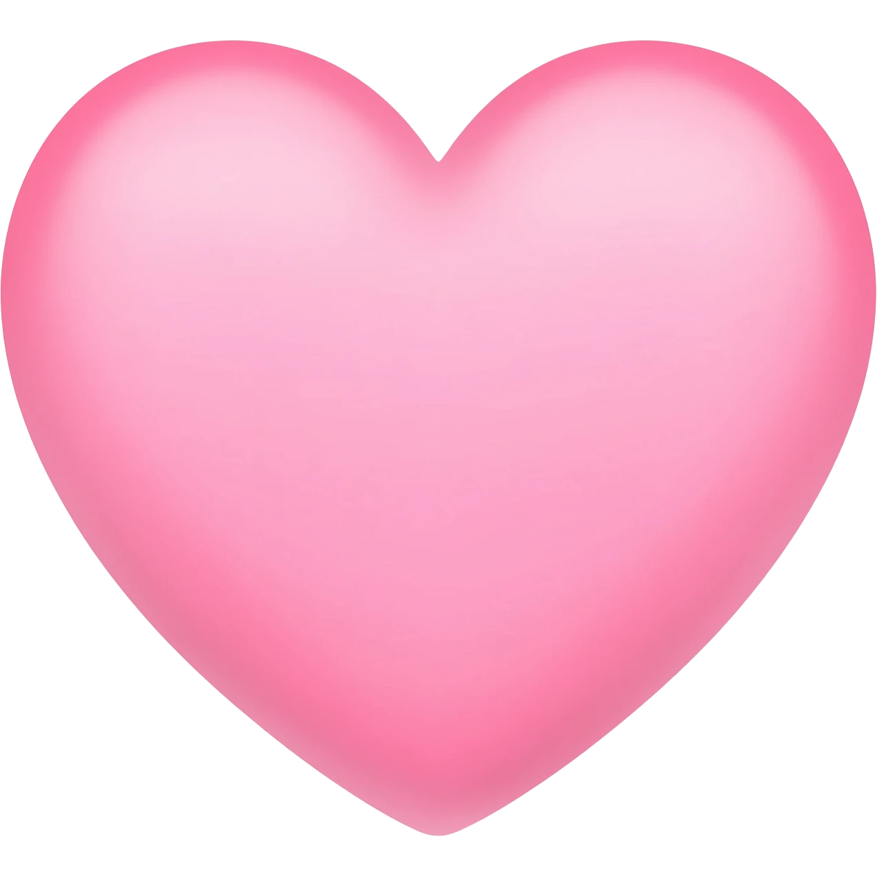 Light pink heart emoji