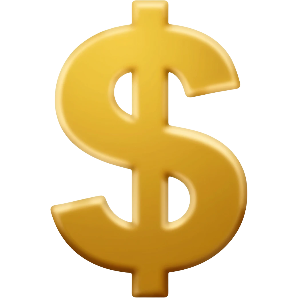 Dollar $ Sign emoji