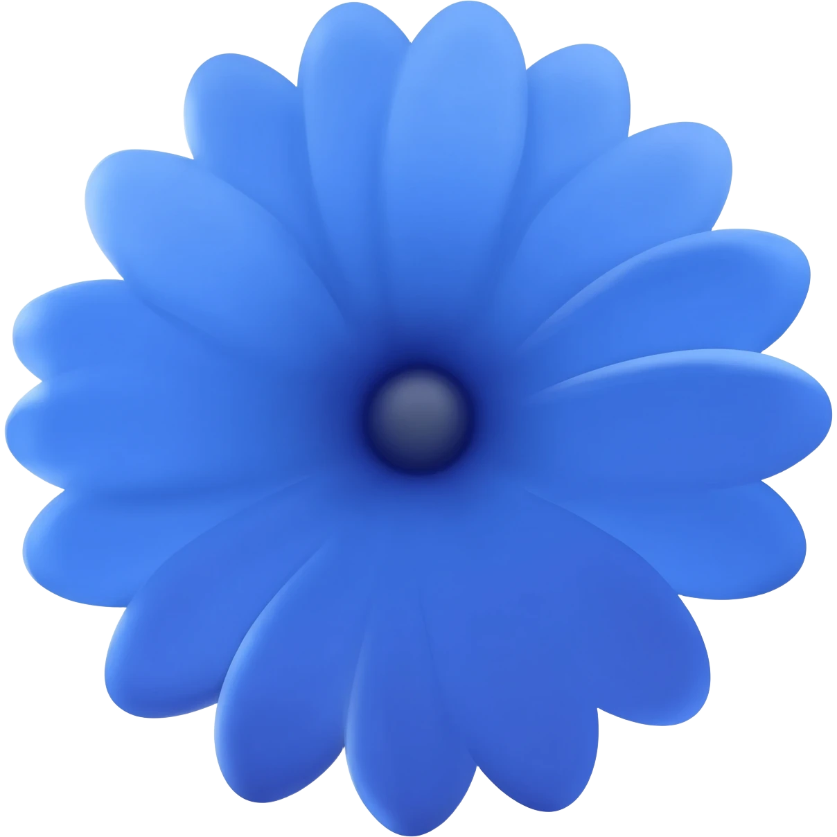 Blue flower emoji emoji