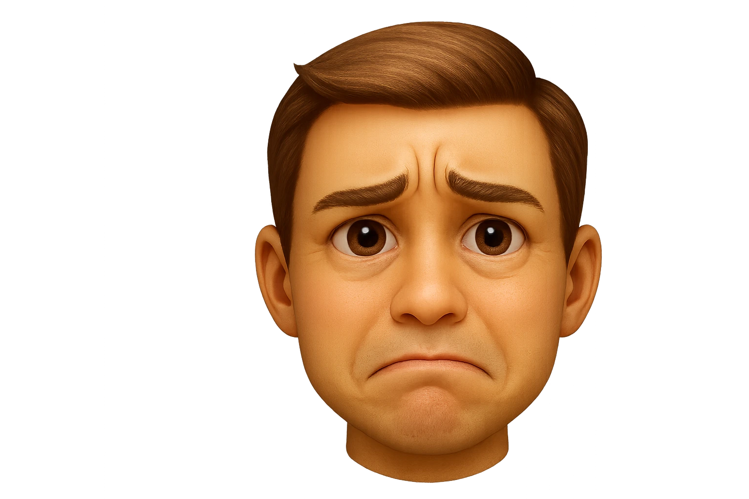 emoji stile iphone che riguarda l'argomento "stipsi/andrò al bagno oggi?", iperrealistico 4k emoji