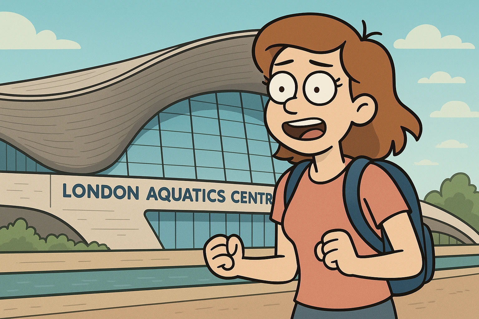 London Aquatics Centre  emoji