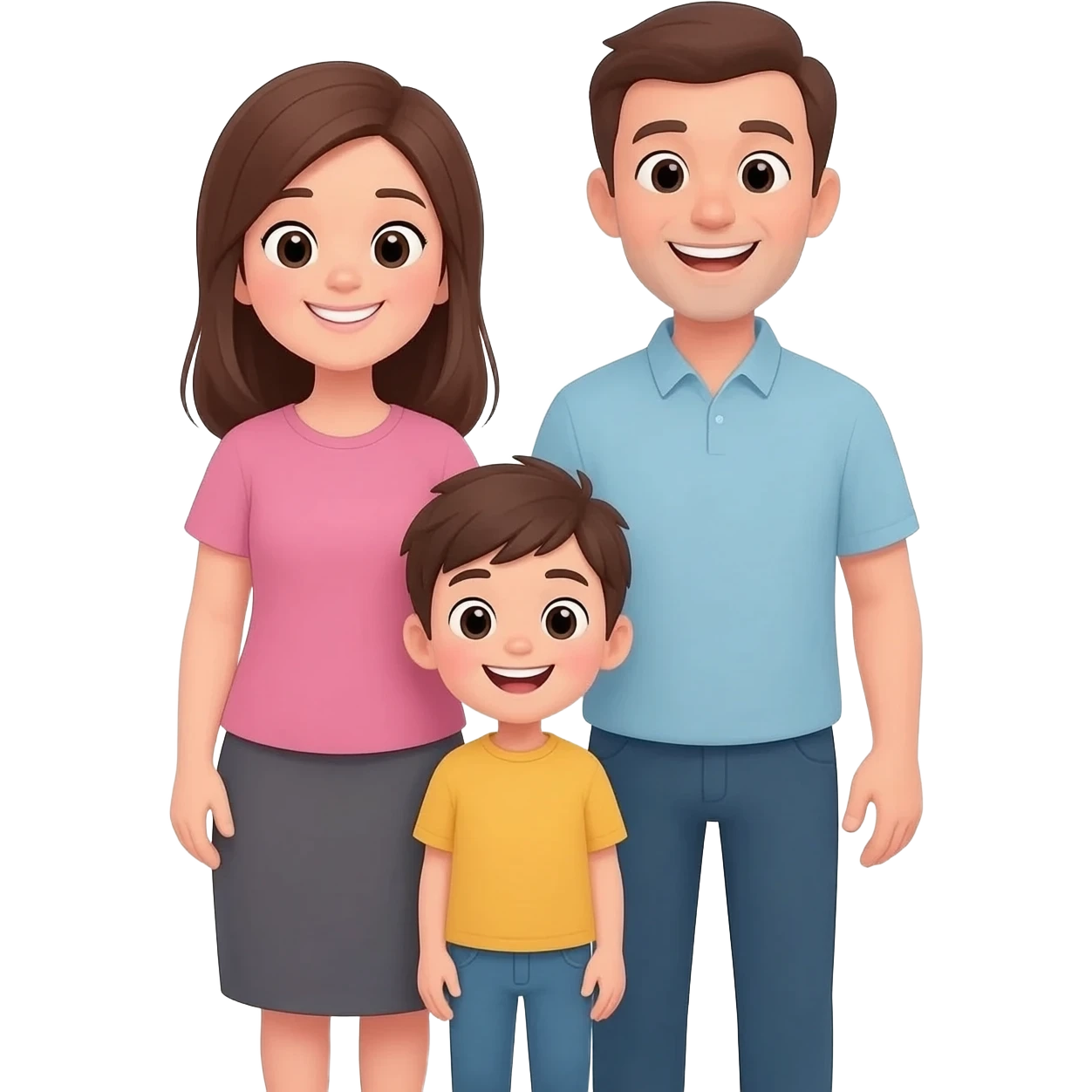 Cartoon Family emoji