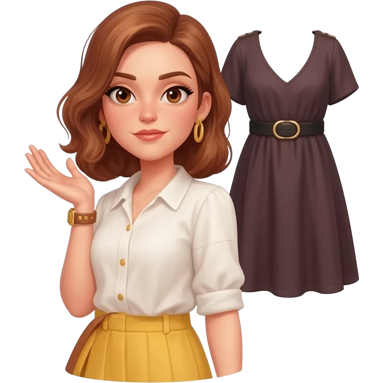 vendedora de ropa arrogante y mala que sea mujer emoji